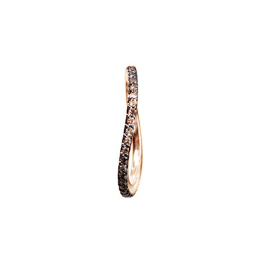 Ringe, Roségold, Ole Lynggaard Copenhagen Love Band Ring Curved