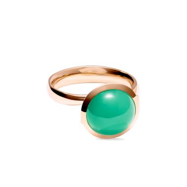 Ringe, Roségold, Tamara Comolli BOUTON Ring large Chrysoprase