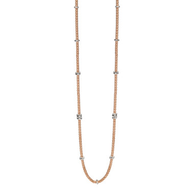 Halsschmuck, Weißgold, FOPE Prima Collier