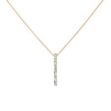 Halsschmuck, Gelbgold, Schmuckwerk Halskette Alpen