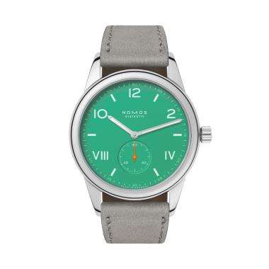 Unisex, Handaufzug, NOMOS Glashütte Club Campus 38 electric green