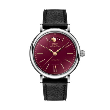        Damen- und Herrenuhr, Automatik, IWC Schaffhausen PORTOFINO AUTOMATIC MOON PHASE 37 YEAR OF THE SNAKE