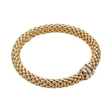 Armschmuck, Weißgold, FOPE Love Nest Flex'it Armband