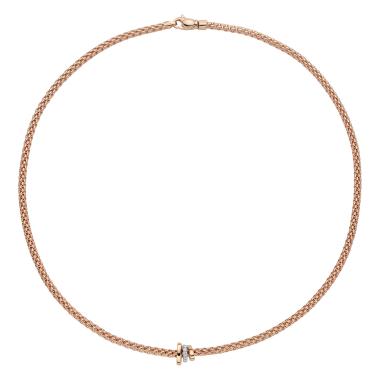 Halsschmuck, Roségold, FOPE Flex'it PRIMA Collier