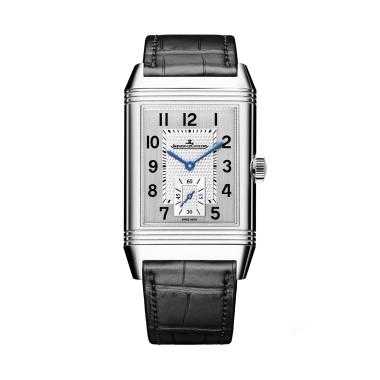 Herrenuhr, Handaufzug, Jaeger-LeCoultre Reverso Classic Large Duoface Small Second Edelstahl