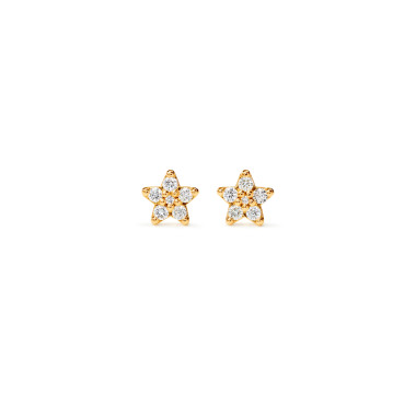         Gelbgold, Ohrringe, Ole Lynggaard Copenhagen Shooting Stars Ohrstecker klein