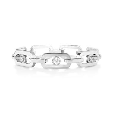 Armschmuck, Weißgold, Messika So Move XL Diamantarmband