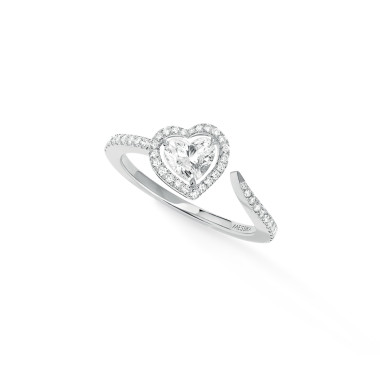         Weißgold, Ringe, Messika Joy Coeur Diamantenring