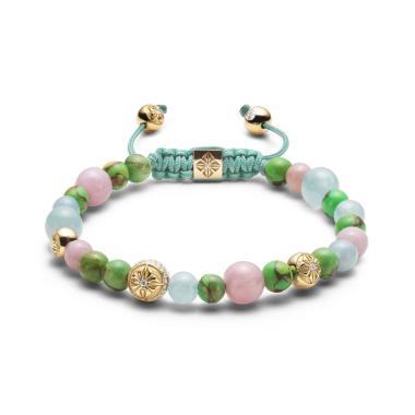 Armschmuck, Gelbgold, Shamballa Jewels Non-Braided Armband