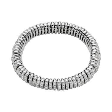         Weißgold, Armschmuck, FOPE Eka Flex'it Armband mit Diamantpavé