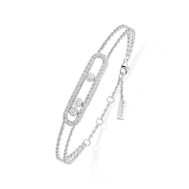         Weißgold, Armschmuck, Messika Move Classique Pavé Armband