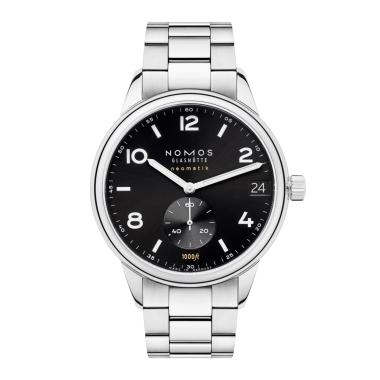Unisex, Automatik, NOMOS Glashütte Club Sport neomatik 42 Datum schwarz