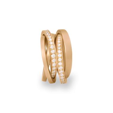 Ringe, Rotgold, Schmuckwerk Saturn Ring