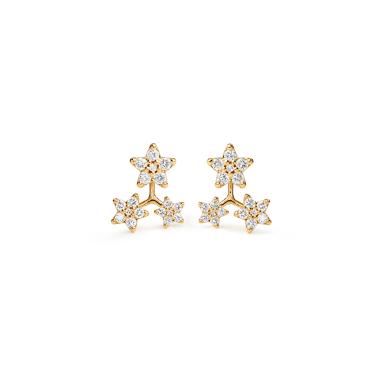 Ohrringe, Gelbgold, Ole Lynggaard Copenhagen Shooting Stars Ohrstecker
