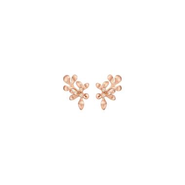 Ohrringe, Roségold, Ole Lynggaard Copenhagen Lotus Ohrstecker Gipsy mini