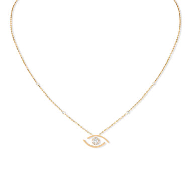        Gelbgold, Halsschmuck, Messika Lucky Eye Halskette