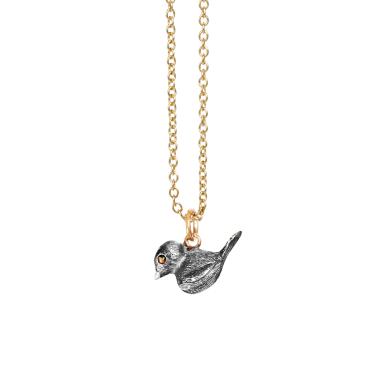 Halsschmuck, Silber, Ole Lynggaard Copenhagen Vogelanhänger