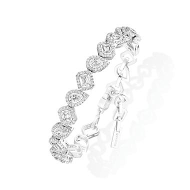 Armschmuck, Weißgold, Messika My Twin Armband