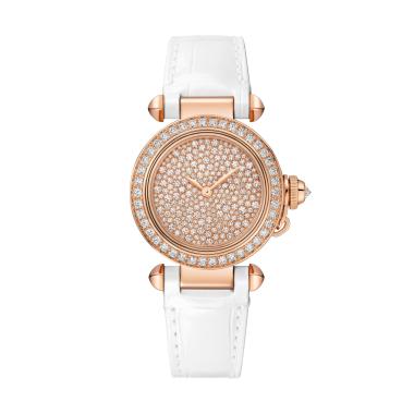 Damenuhr, Automatik, Cartier Pasha de Cartier