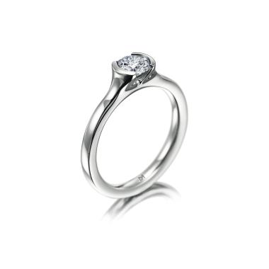 Ringe, Weißgold, Meister Verlobungs- und Solitärring