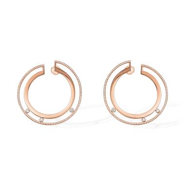 Ohrringe, Roségold, Messika Move Romane PM Ohrringe