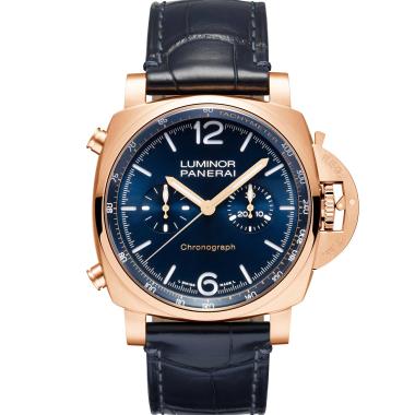 Herrenuhr, Automatik, Panerai Luminor Chrono Goldtech™ Blu Notte