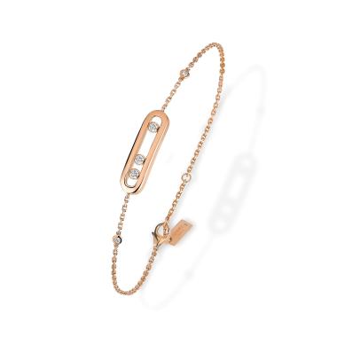 Armschmuck, Roségold, Messika Move Classique Baby Armband