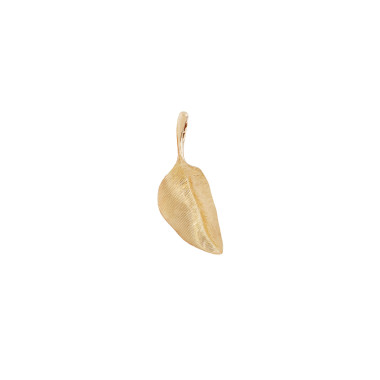 Halsschmuck, Gelbgold, Ole Lynggaard Copenhagen Leaves Anhänger Mini