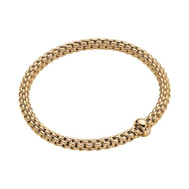 Armschmuck, Gelbgold, FOPE Solo Flex'it Armband