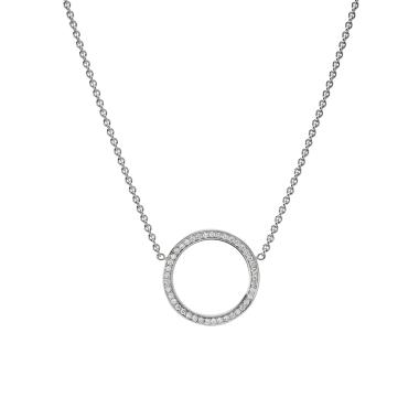 Halsschmuck, Platin, Schmuckwerk Halskette Saturn