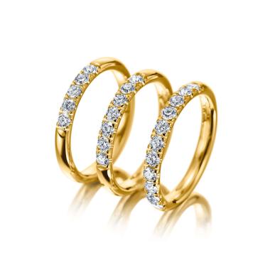 Ringe, Gelbgold, Meister Memoireringe