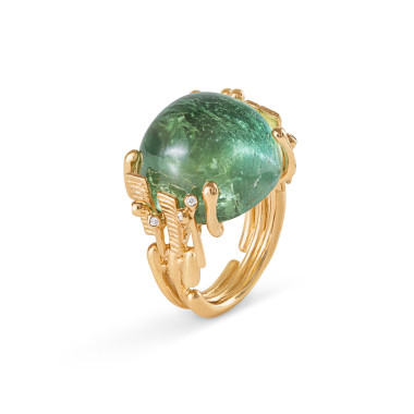         Gelbgold, Ringe, Ole Lynggaard Copenhagen BoHo Ring groß