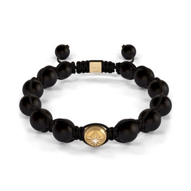 Armschmuck, Gelbgold, Shamballa Jewels Braided Armband