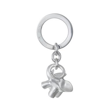 Accessoires/Sonstiges, Silber, Ole Lynggaard Copenhagen Elefanten Schlüsselanhänger 