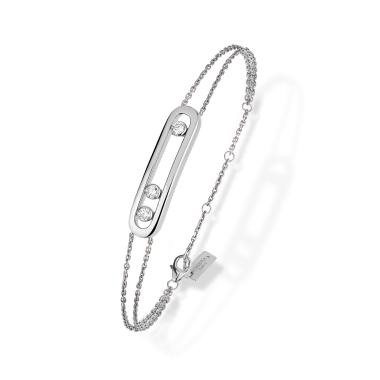 Armschmuck, Weißgold, Messika Move Classique Armband