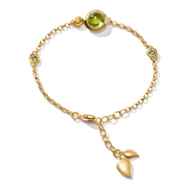         Gelbgold, Armschmuck, Tamara Comolli BOUTON Mini Chain Armband 'Rainforest' Small/Medium