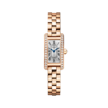         Damenuhr, Quarzwerk, Cartier Tank Américaine