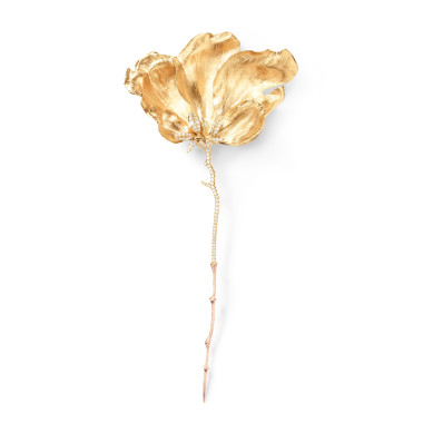 Accessoires/Sonstiges, Roségold, Ole Lynggaard Copenhagen Wild Rose Brosche