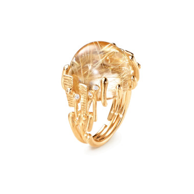         Gelbgold, Ringe, Ole Lynggaard Copenhagen BoHo Ring groß