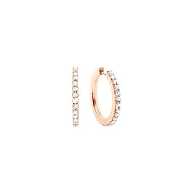 Ohrringe, Roségold, Ole Lynggaard Copenhagen Love Bands Creole Small