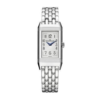 Damenuhr, Handaufzug, Jaeger-LeCoultre Reverso One Duetto Moon Edelstahl