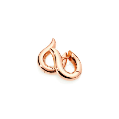         Roségold, Ohrringe, Tamara Comolli SIGNATURE Hoop Ohrringe Large