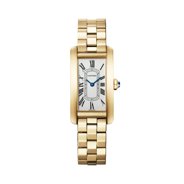         Damenuhr, Quarzwerk, Cartier Tank Américaine
