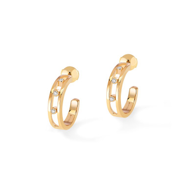         Gelbgold, Ohrringe, Messika Move Classique Hoop Ohrringe