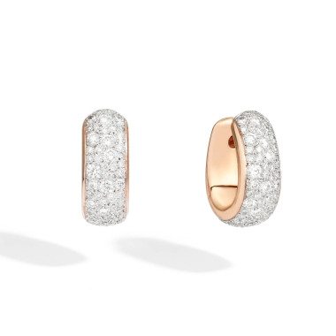         Roségold, Ohrringe, Pomellato Iconica Creolen