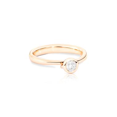 Ringe, Roségold, Tamara Comolli BOUTON Solitaire Ring