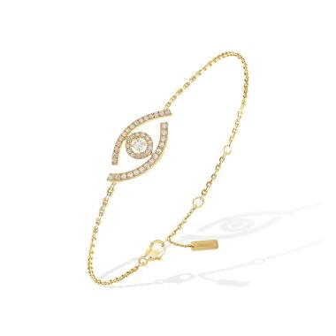 Armschmuck, Gelbgold, Messika Lucky Eye Armband