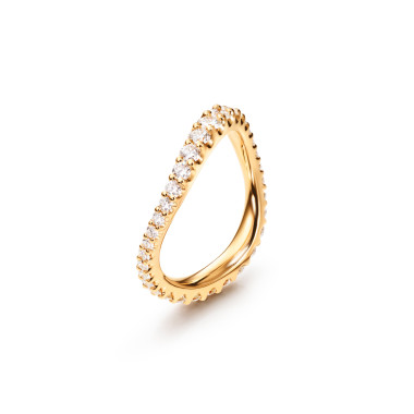         Gelbgold, Ringe, Ole Lynggaard Copenhagen Love Bands Ring