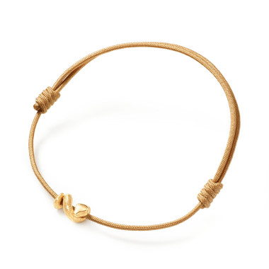         Gelbgold, Armschmuck, Ole Lynggaard Copenhagen Snakes Kordelarmband