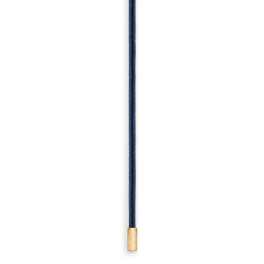 Halsschmuck, Seide, Ole Lynggaard Copenhagen Doppel Design Schnur blau